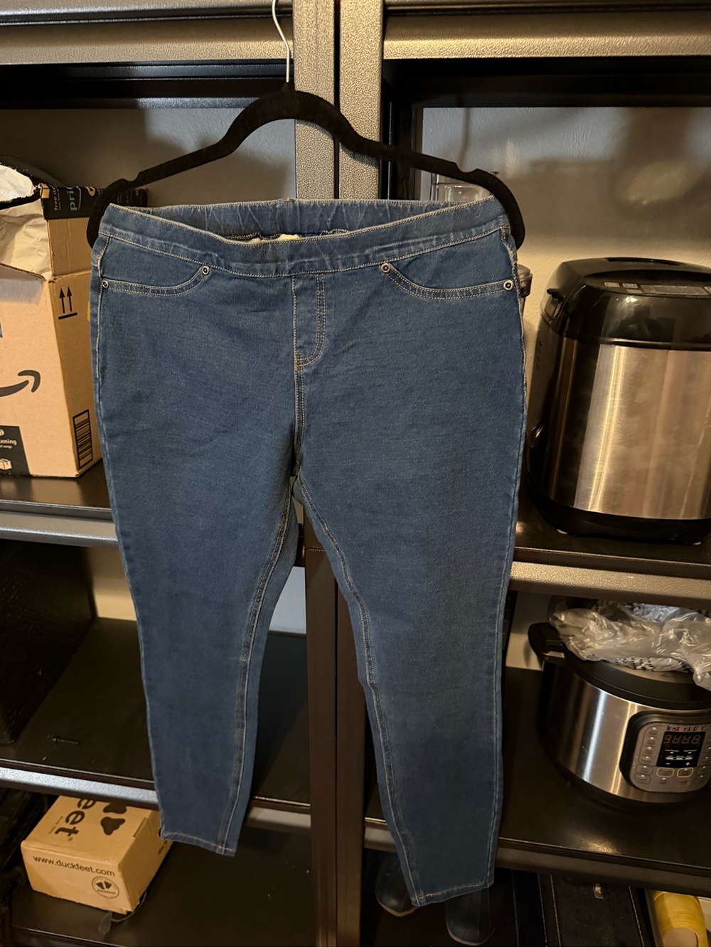 evy's tree Blue Stretch Jeggings